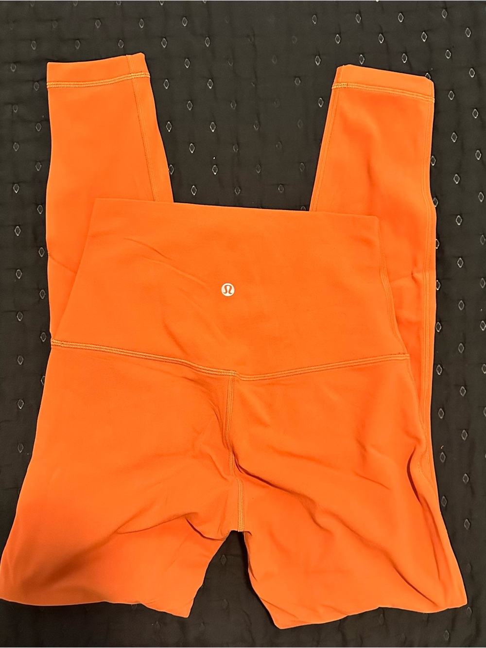 lululemon athletica High-Rise vibrant Orange Leggings size 6
